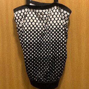 Merona Women's Swim Top Size 20W Polka Dots
